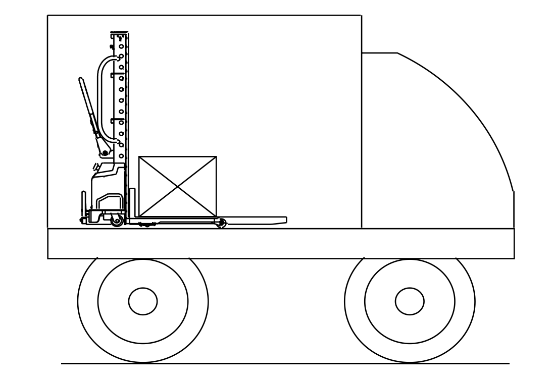 Self lifting electric stacker Exiting Carriage and Stacker Operation Instructions