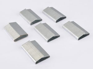 Chapes pour feuillard acier pour outils pneumatiques, quatre tailles de 16 à 32 mm